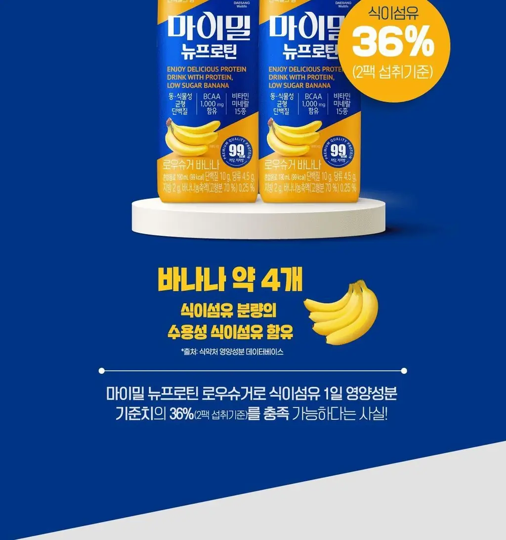 [99kcal] 마이밀 마시는 뉴프로틴 190mlx32팩 (오리지널/딥초코/바나나 중 1) 상세페이지 30